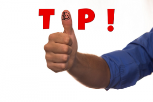 thumbs up tip
